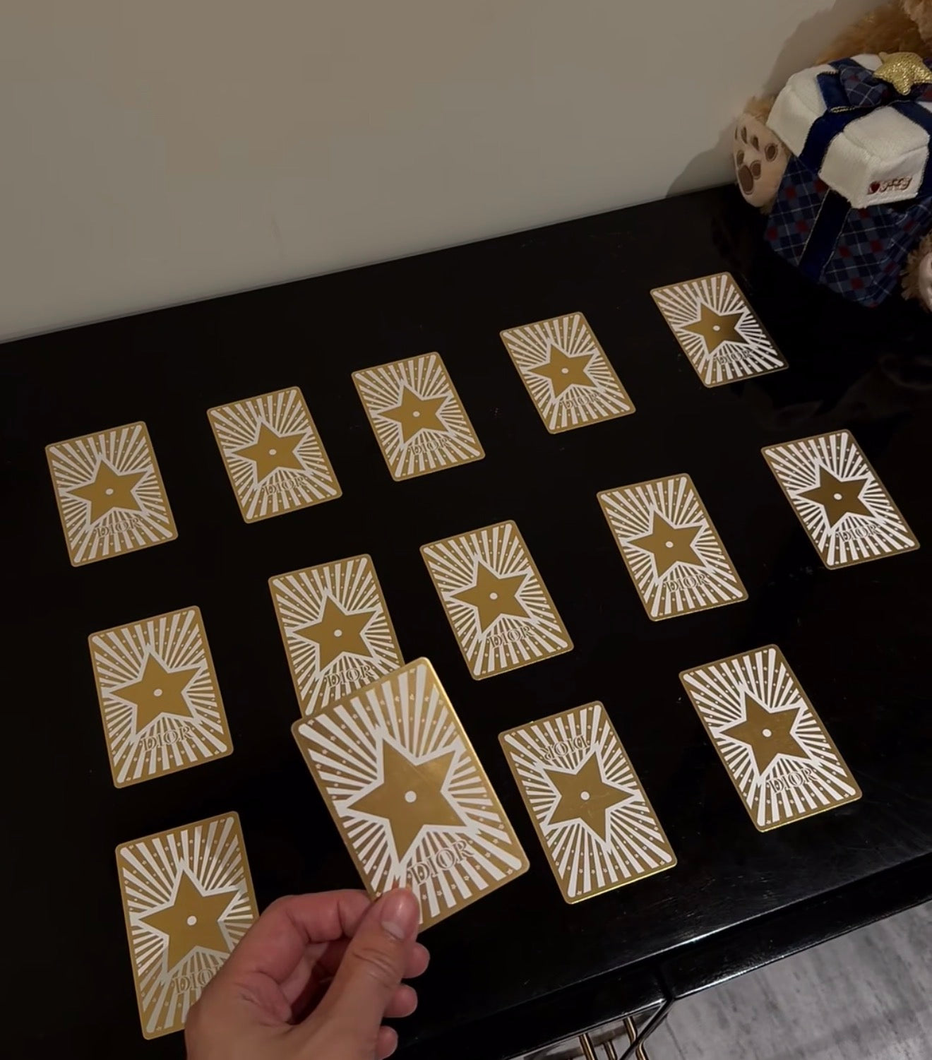 Dior New Year Poker Card