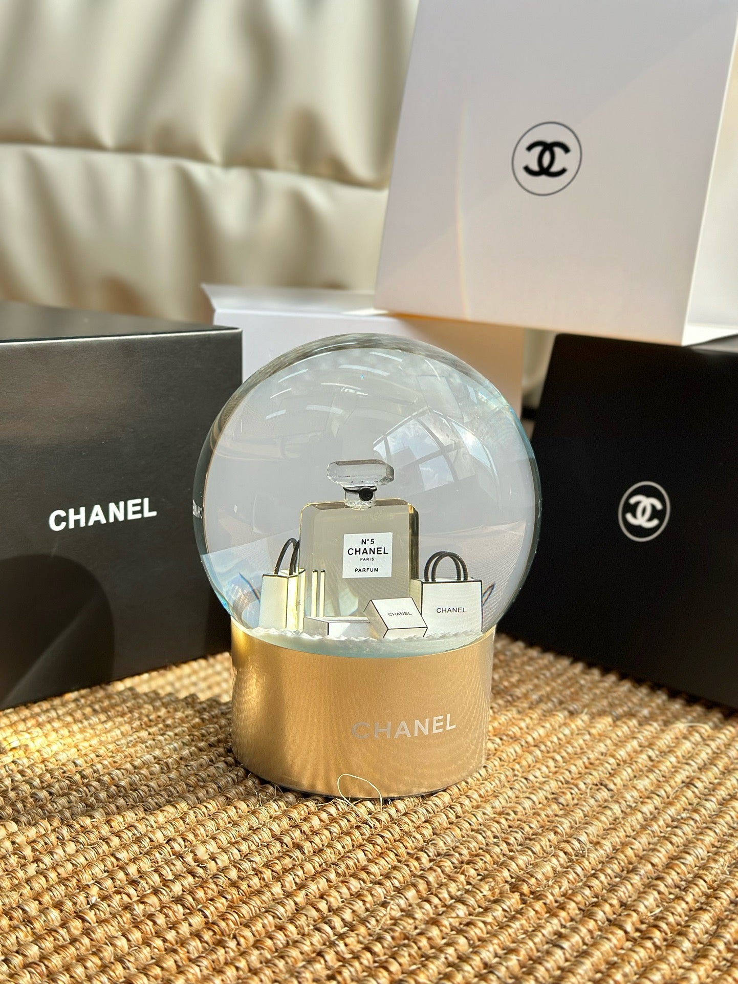 Chanel Holiday Snow Globe