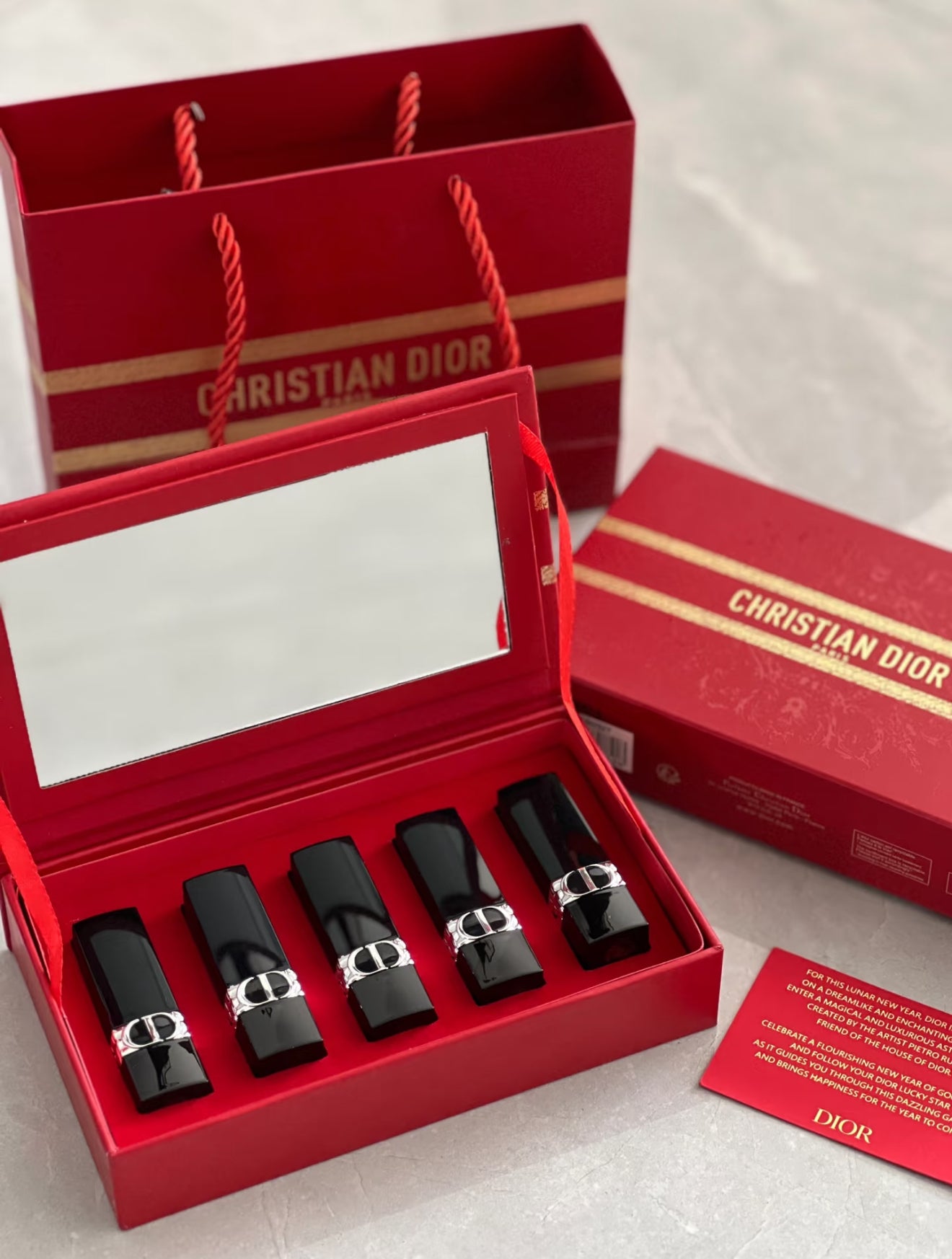 CNY Dior New Lipstick Set