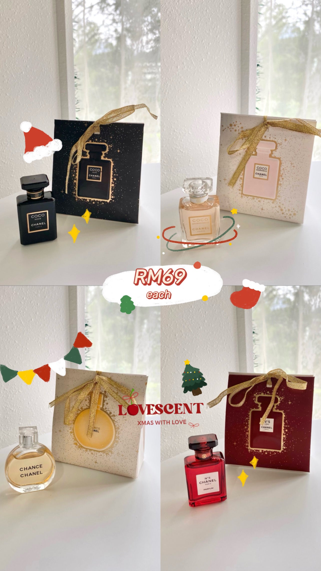 Xmas Chanel Miniature Collection