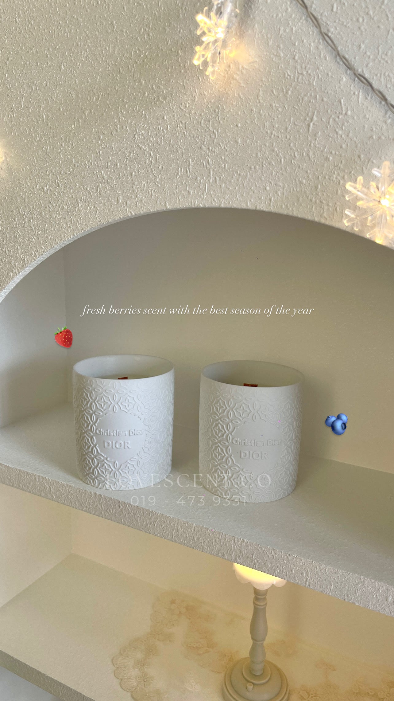 Dior Holiday Candle Set
