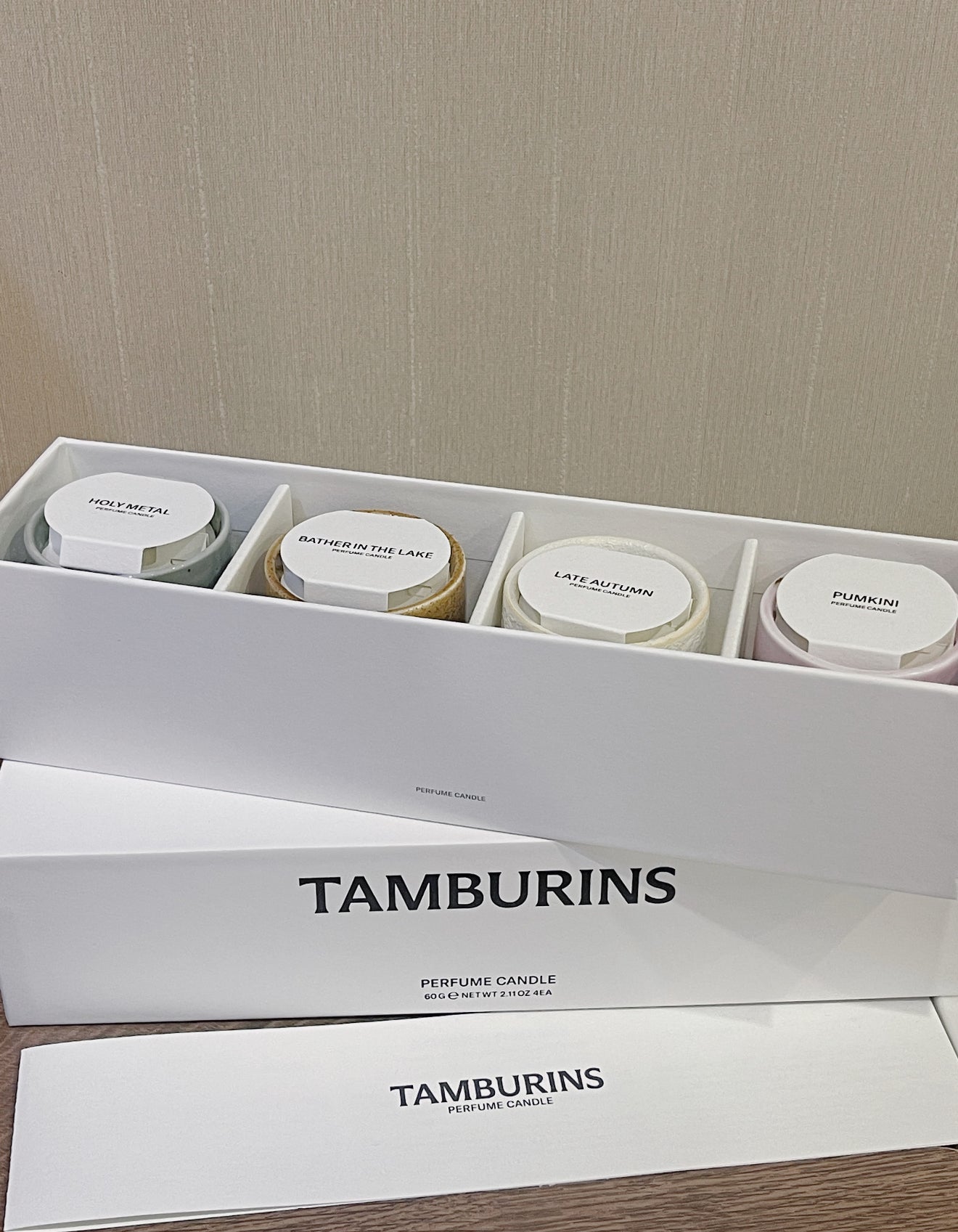 Tamburins Perfume Candle Set