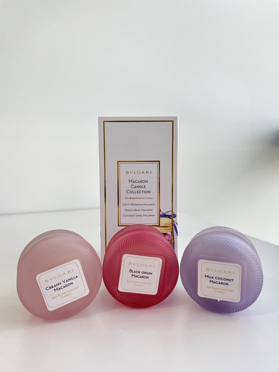 Bvlgari Macaron Sweet Candle Set