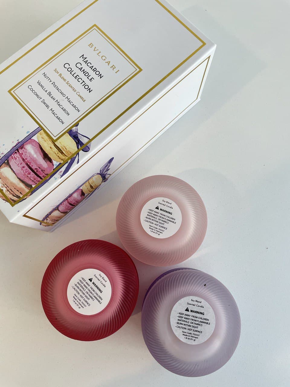 Bvlgari Macaron Sweet Candle Set