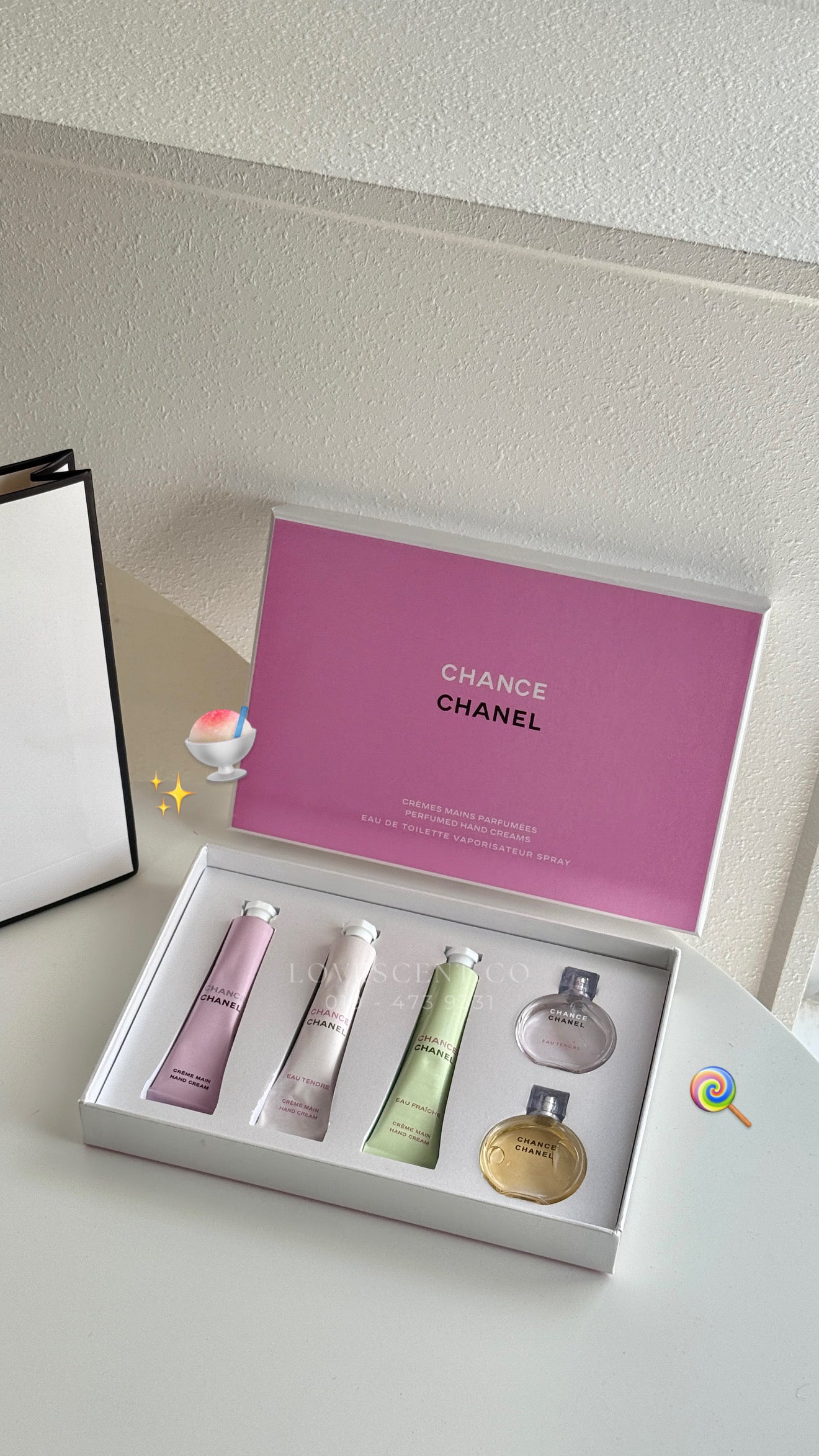 Chanel Chance Perfume Handcream Set