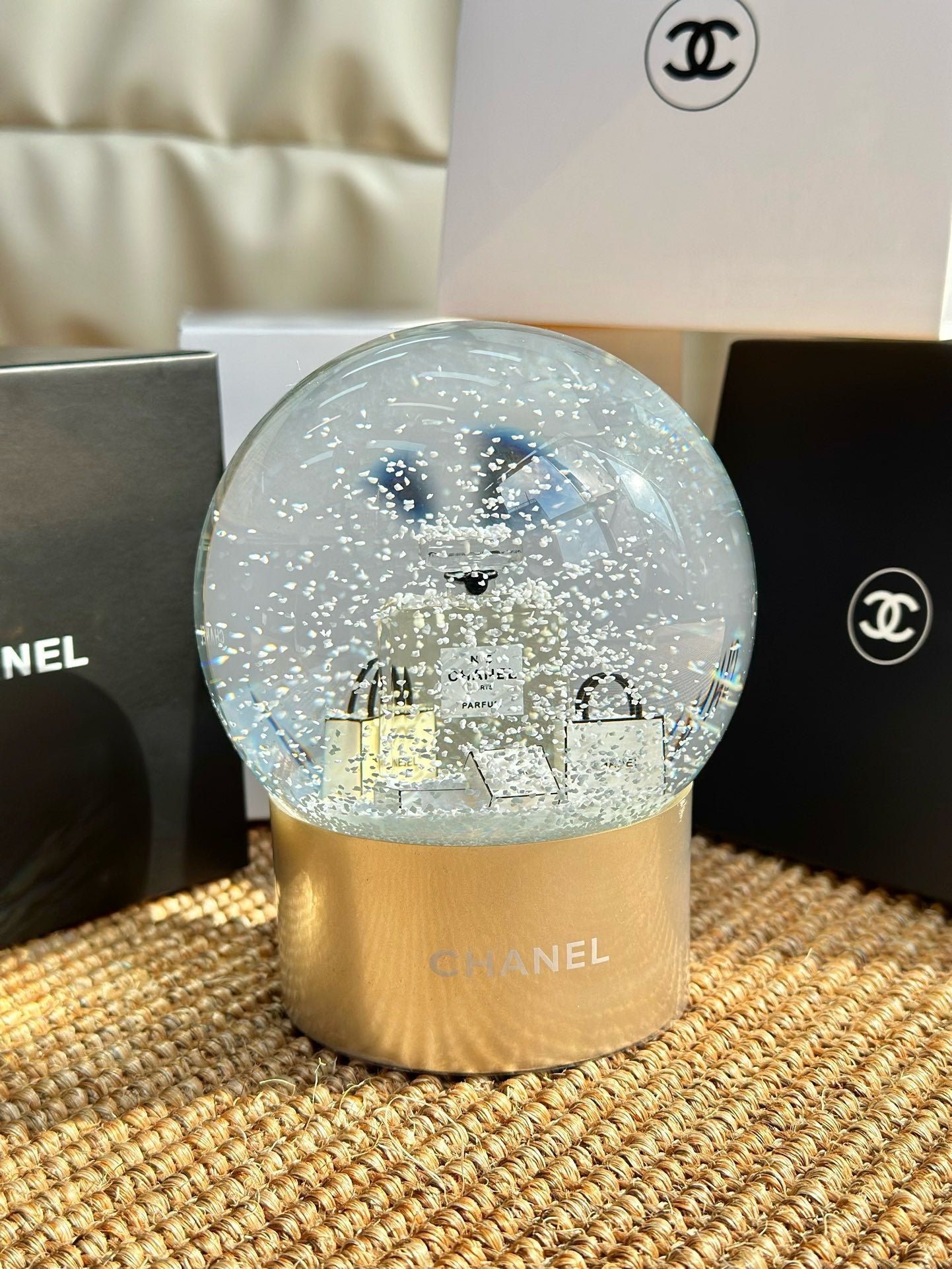 Chanel Holiday Snow Globe