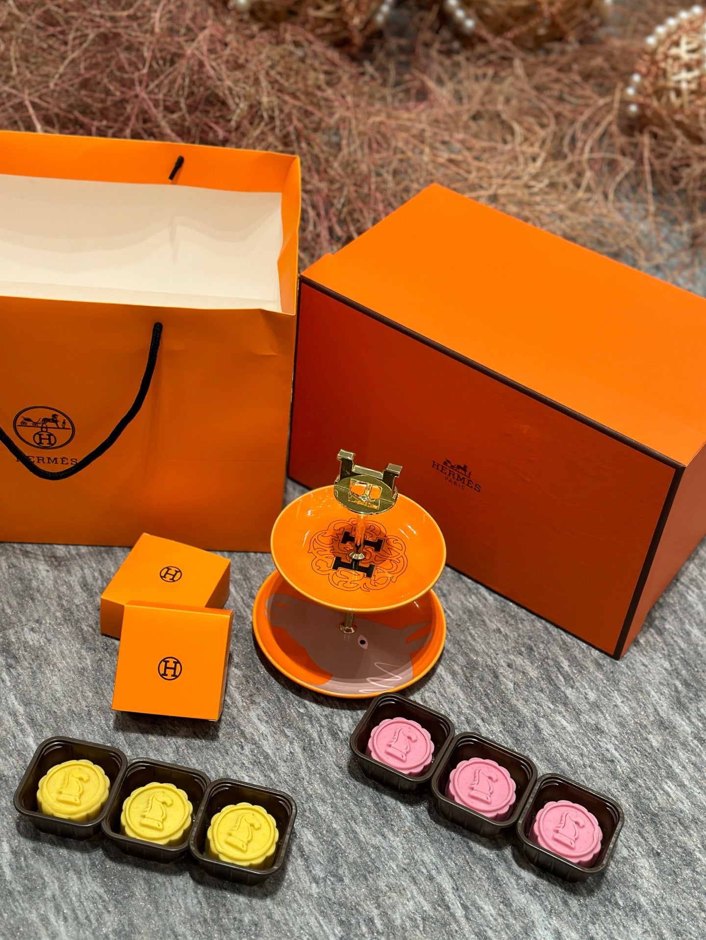 Hermes Mooncake Gift Set