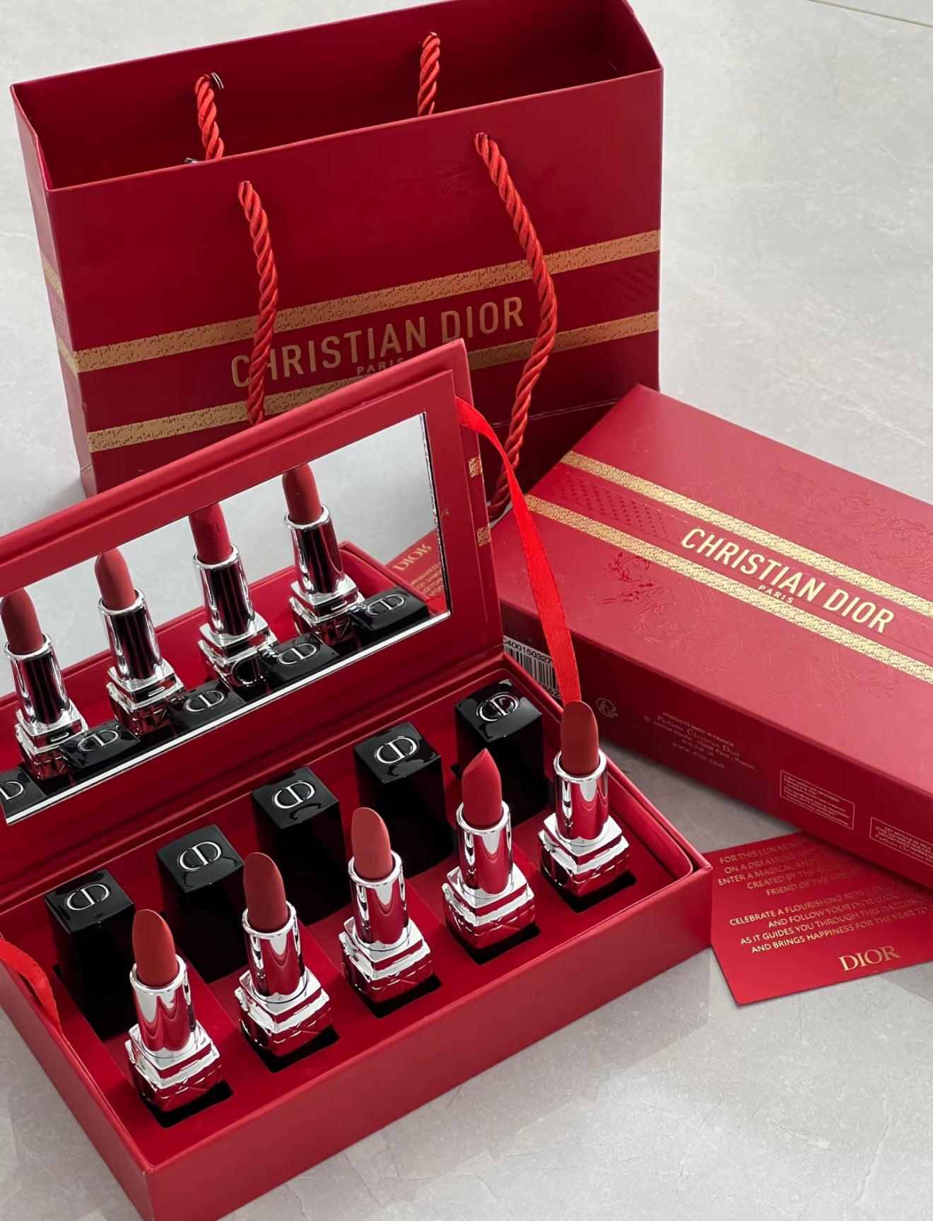 CNY Dior New Lipstick Set