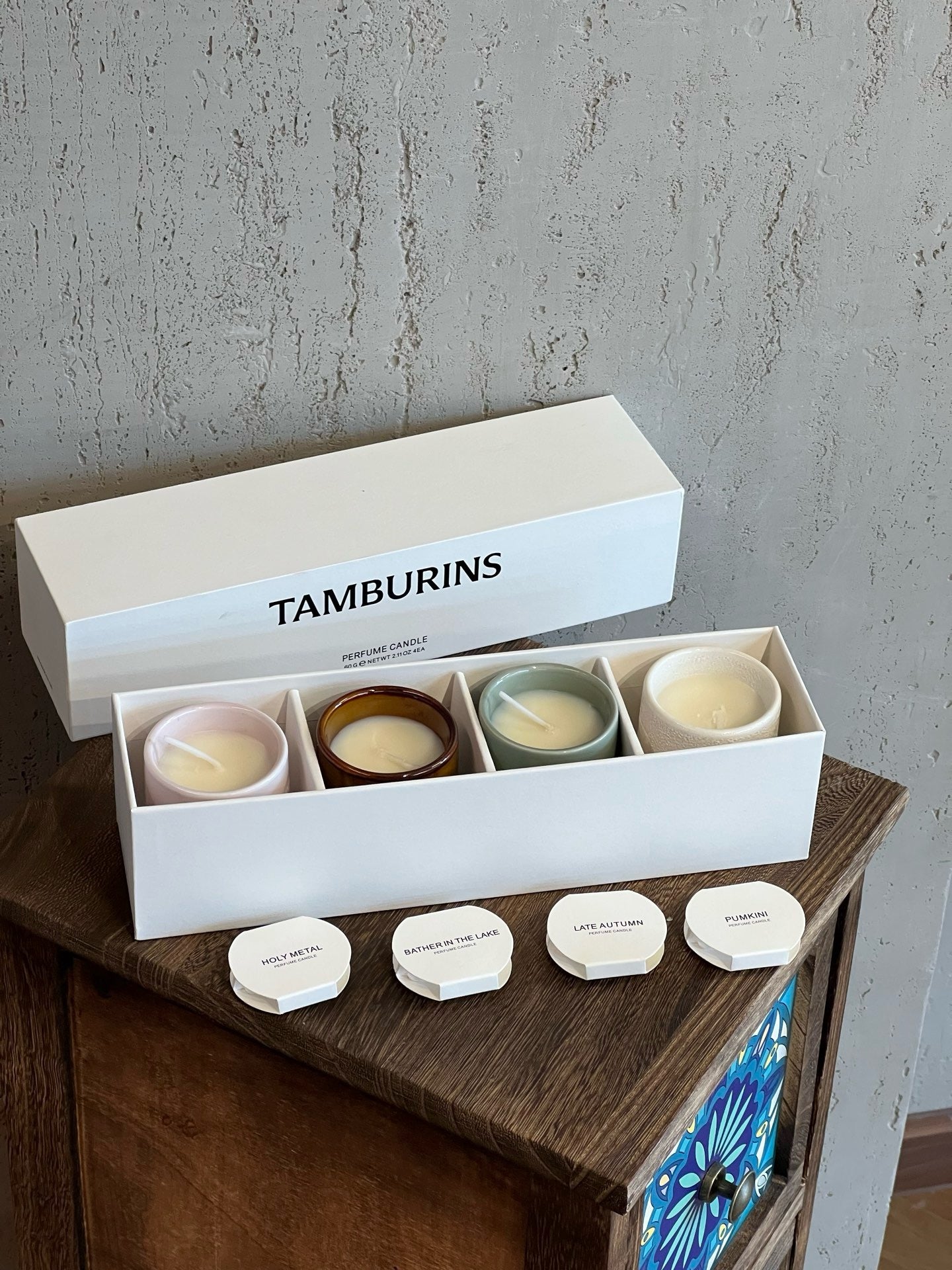 Tamburins Perfume Candle Set