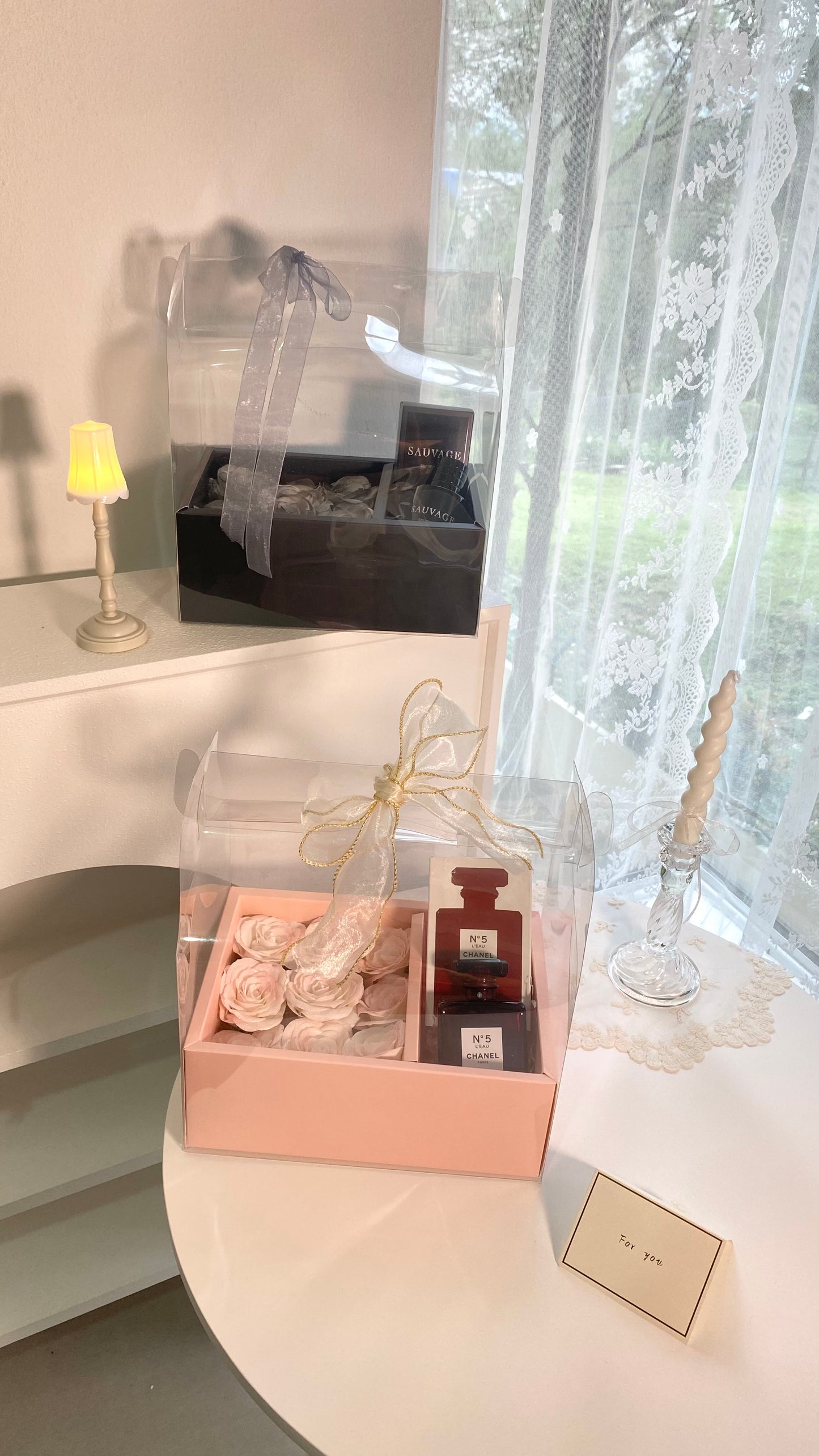 Valentine’s Perfume Flower Box Set