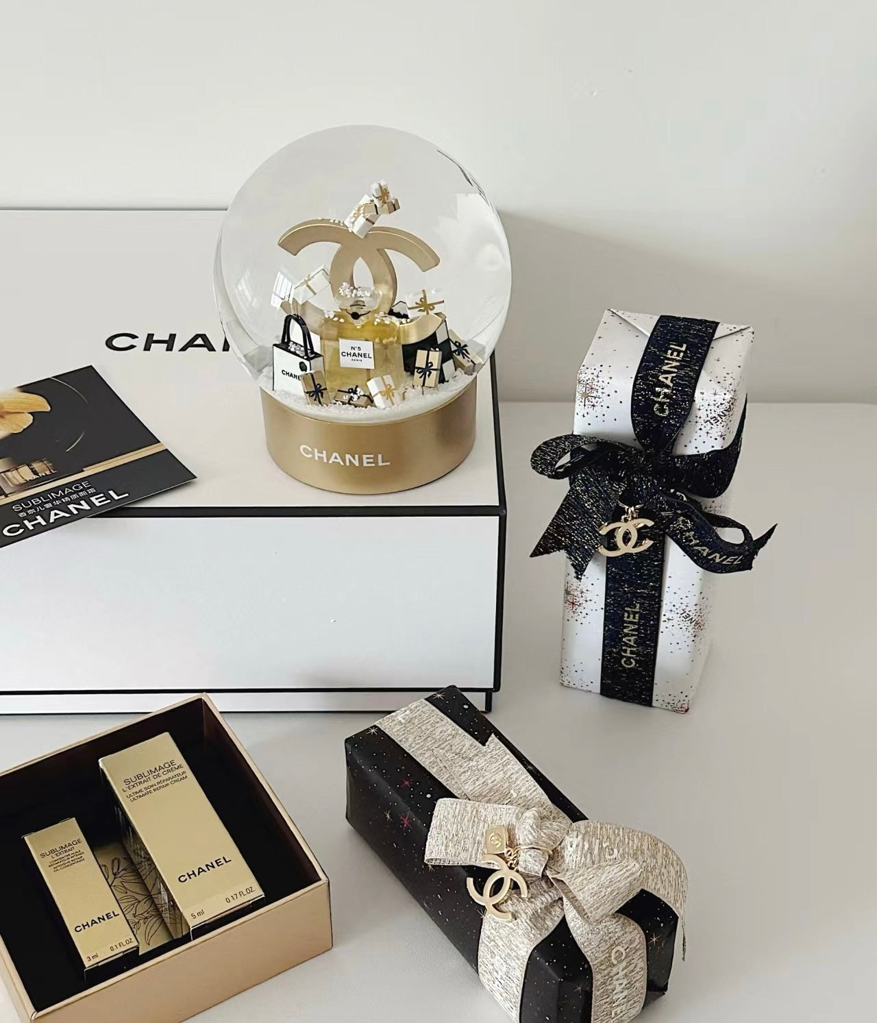 Chanel Holiday Snow Globe