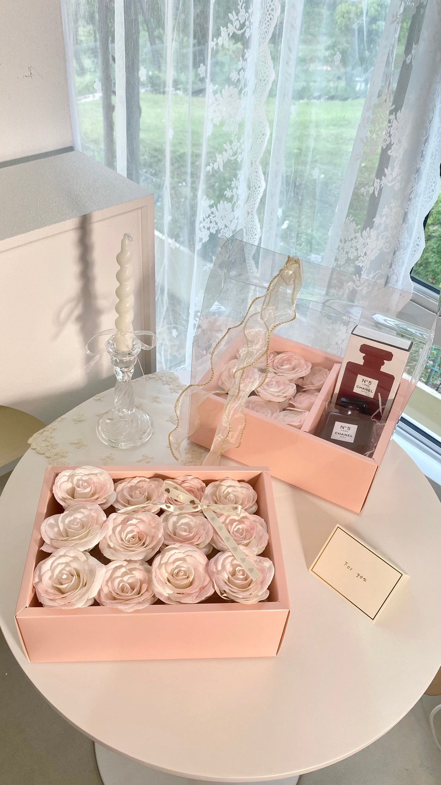 Valentine’s Perfume Flower Box Set