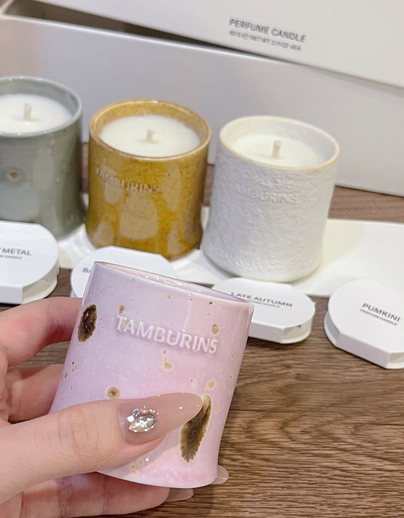 Tamburins Perfume Candle Set