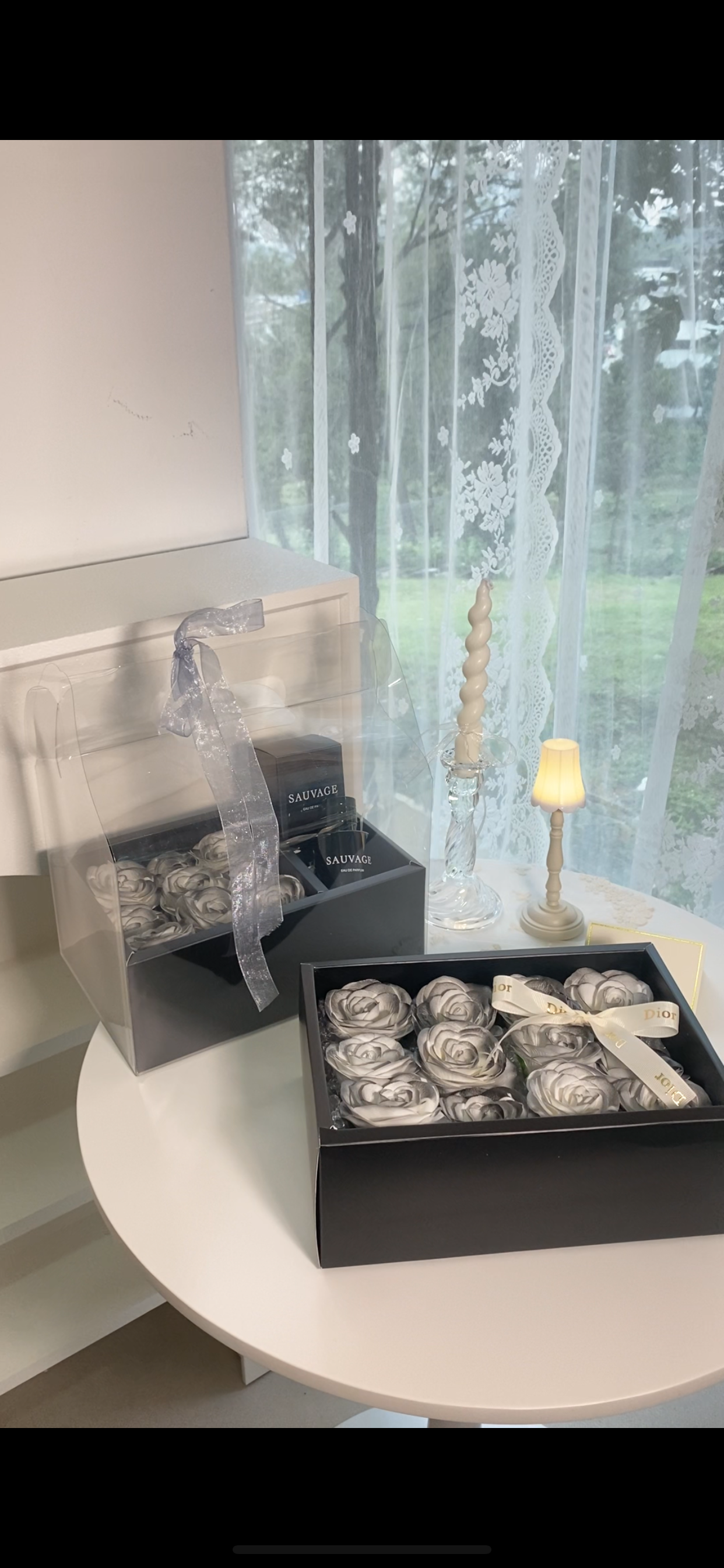 Valentine’s Perfume Flower Box Set