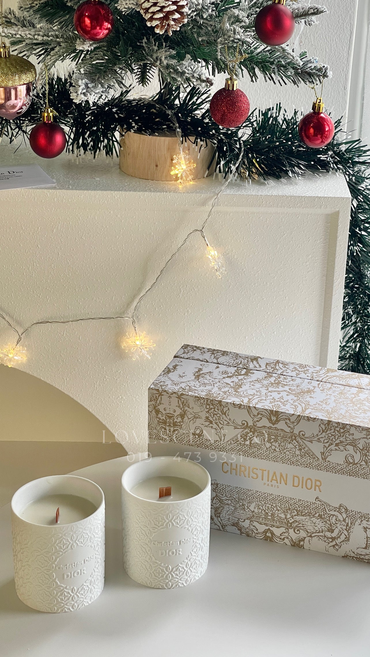 Dior Holiday Candle Set