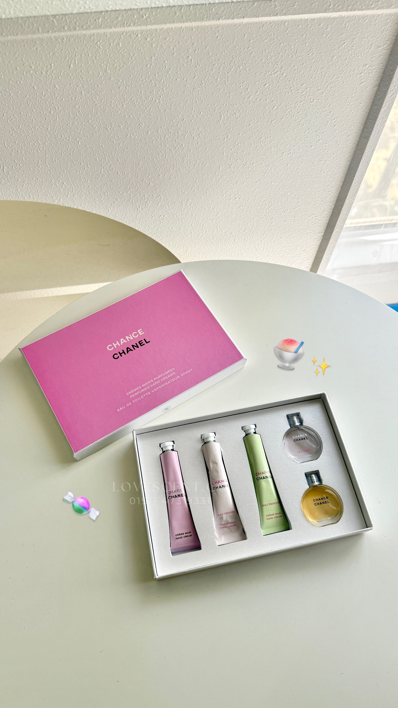 Chanel Chance Perfume Handcream Set