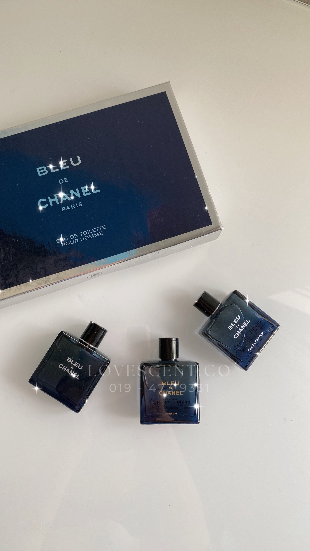 Chanel Bleu Travel Perfume Set