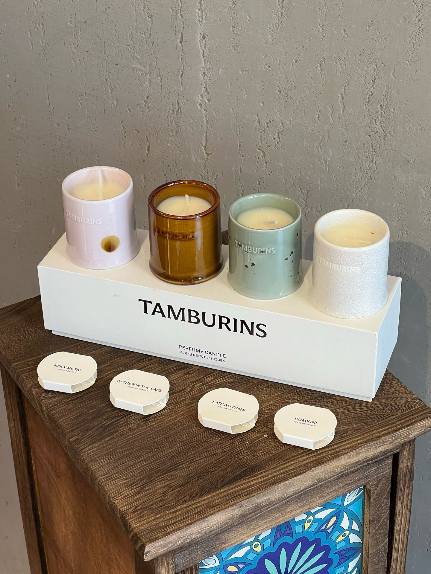 Tamburins Perfume Candle Set