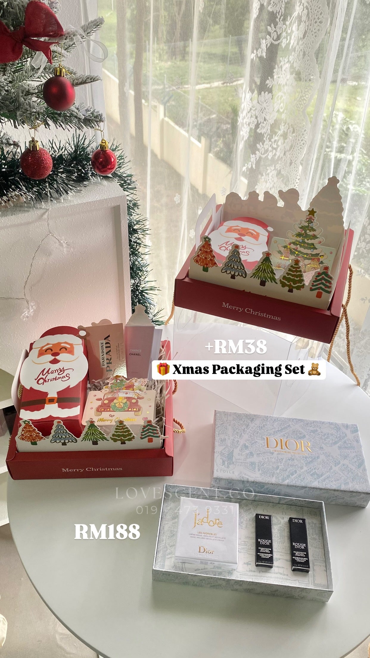 Xmas J’adore Lipstick Baume Set
