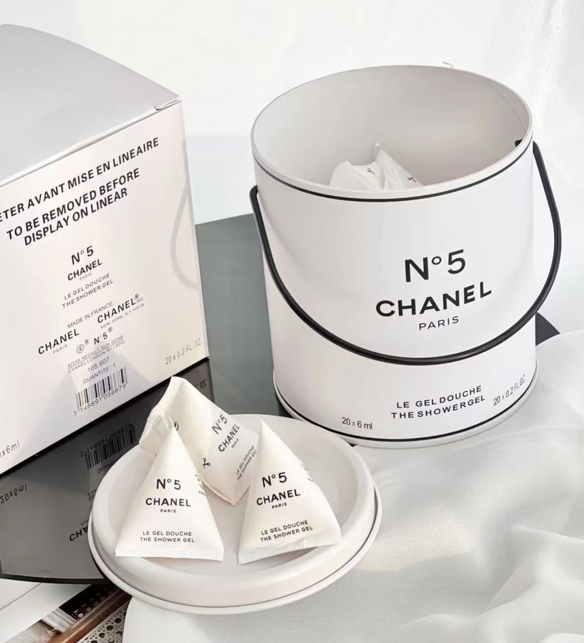 Chanel N5 Factory Shower Gel Bucket