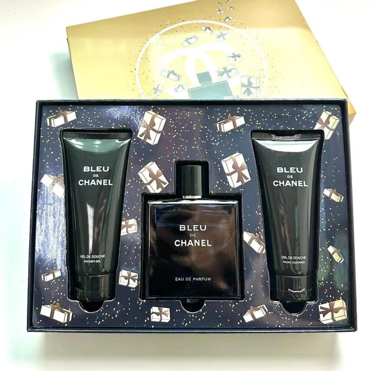 Gift Set Bleu De Chanel Packaging Bleu De Chanel Gift Set