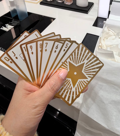 Dior New Year Poker Card