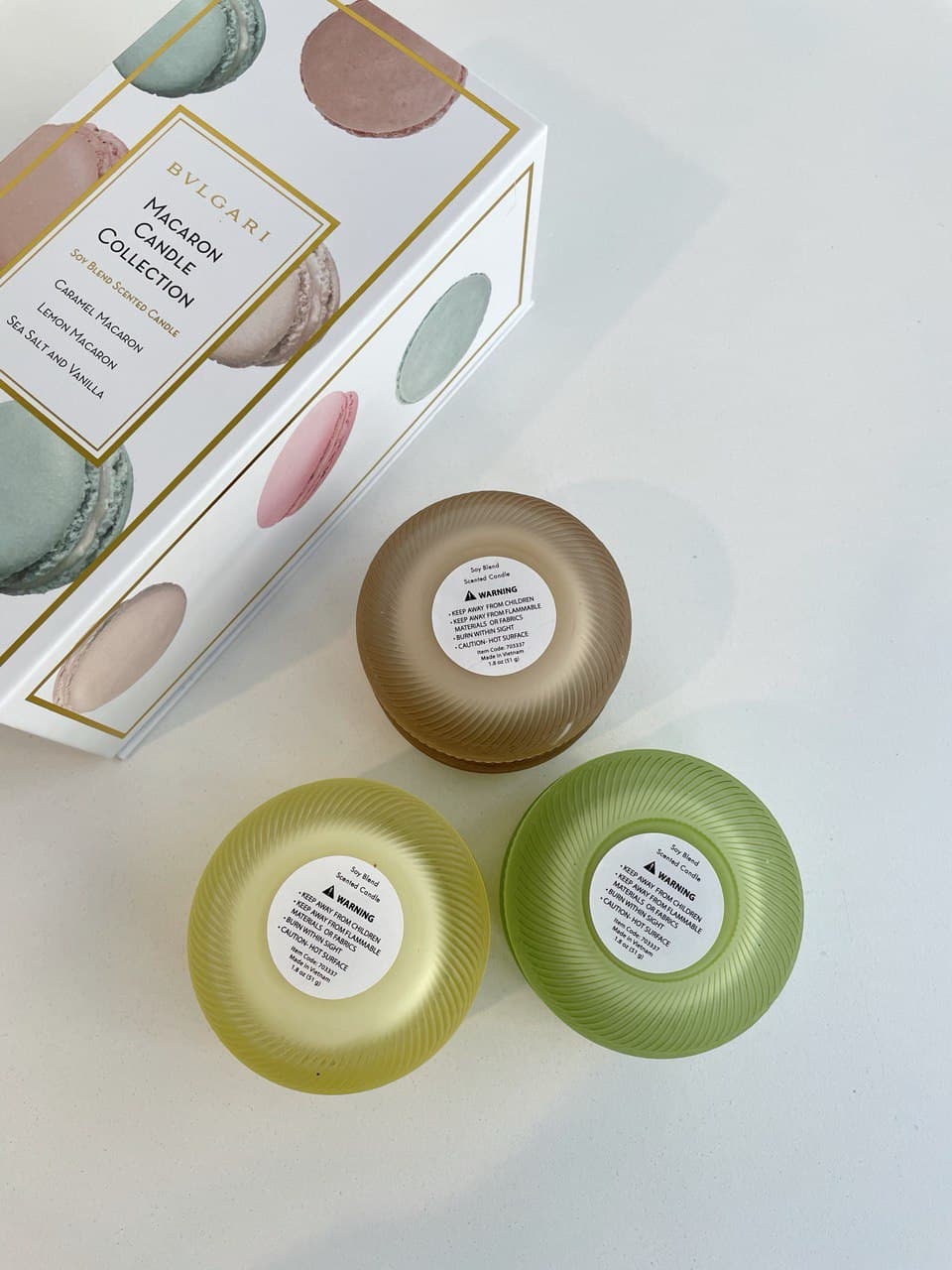 Bvlgari Macaron Earth Candle Set