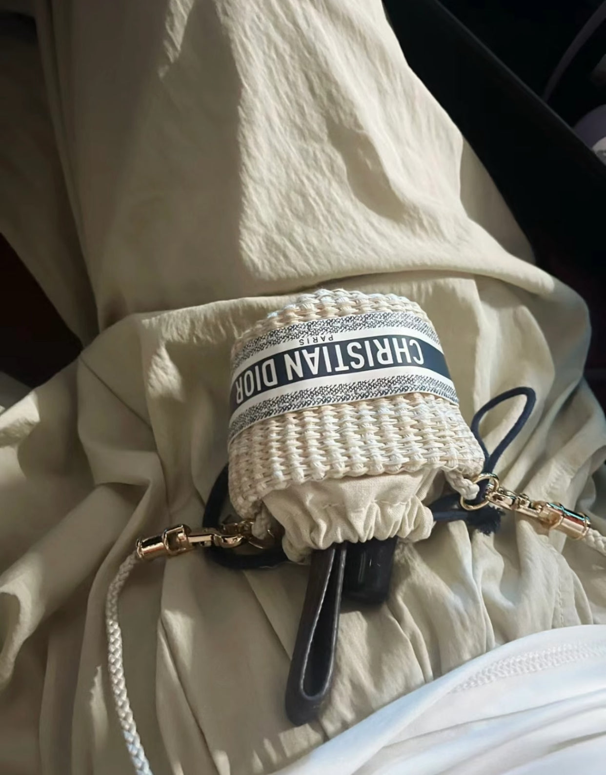 Dior Mini Rattan Bag