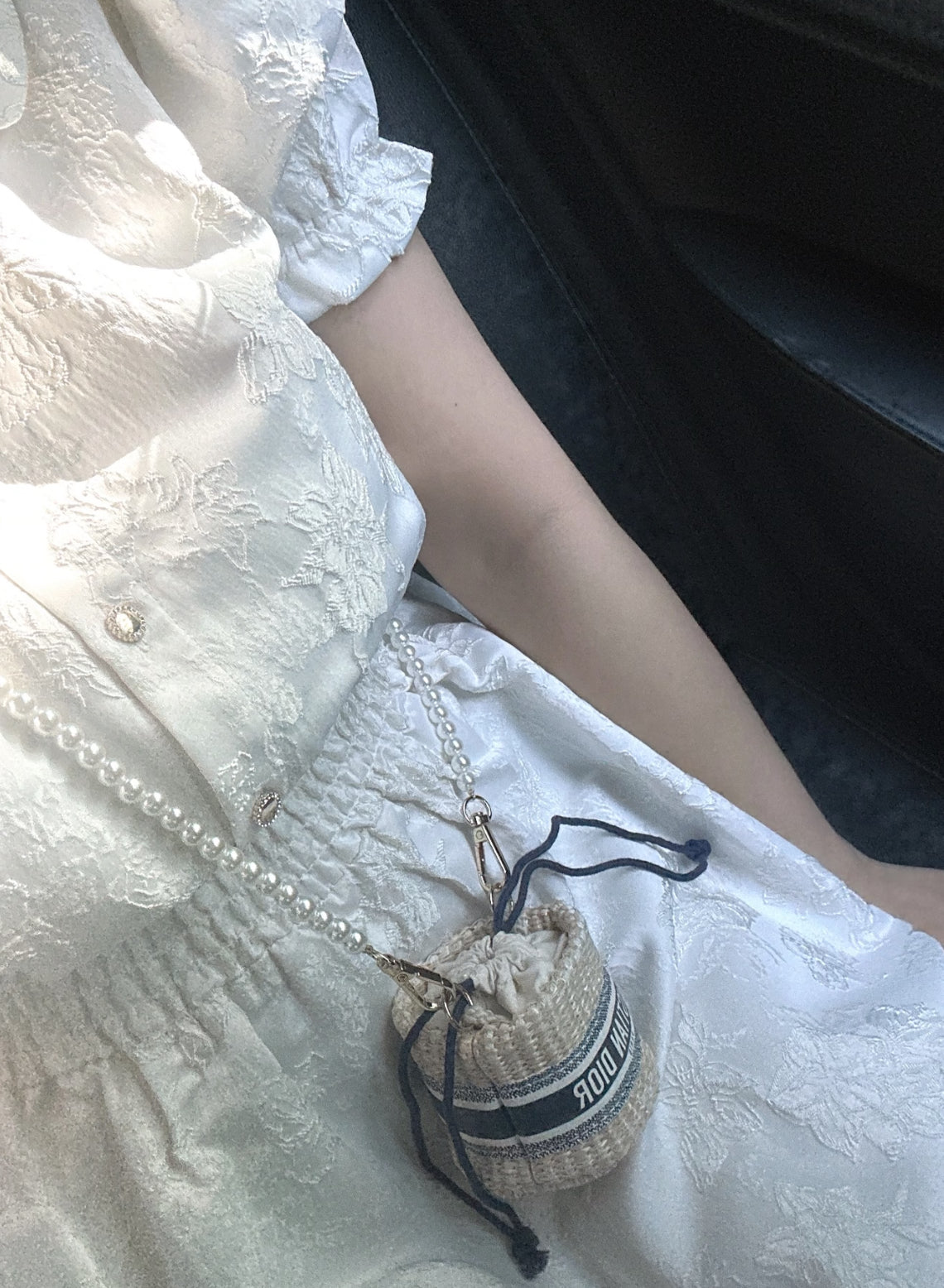 Dior Mini Rattan Bag