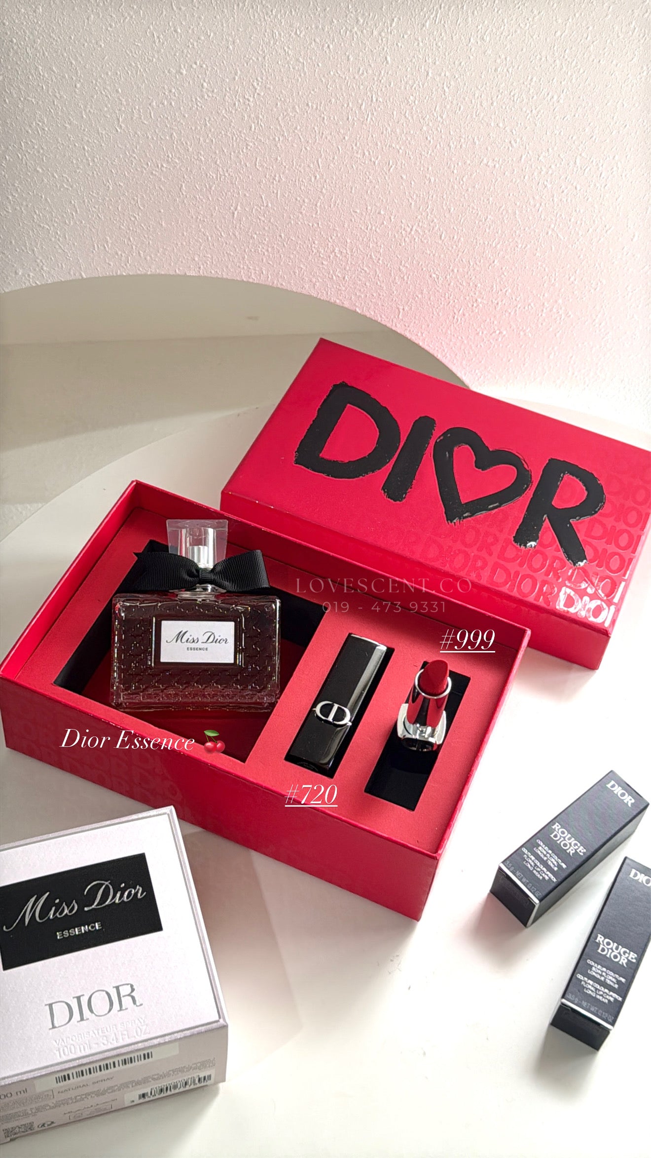 Miss Dior Essence Lipstick Set