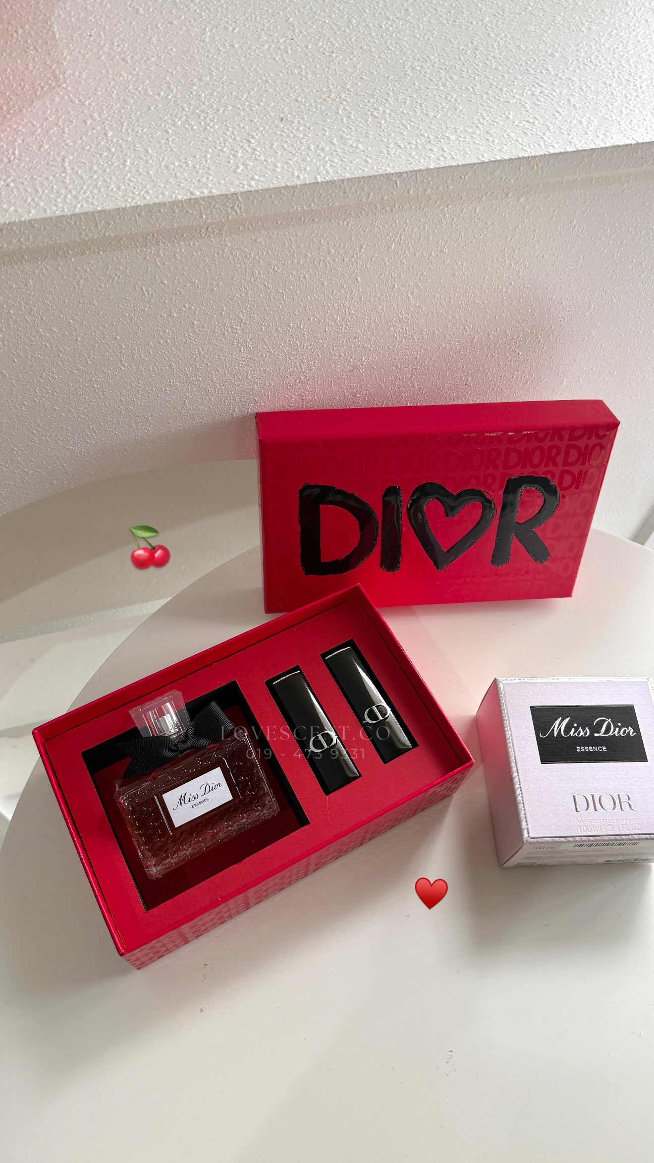 Miss Dior Essence Lipstick Set
