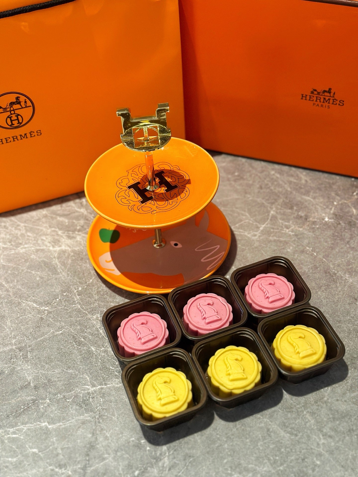 Hermes Mooncake Gift Set