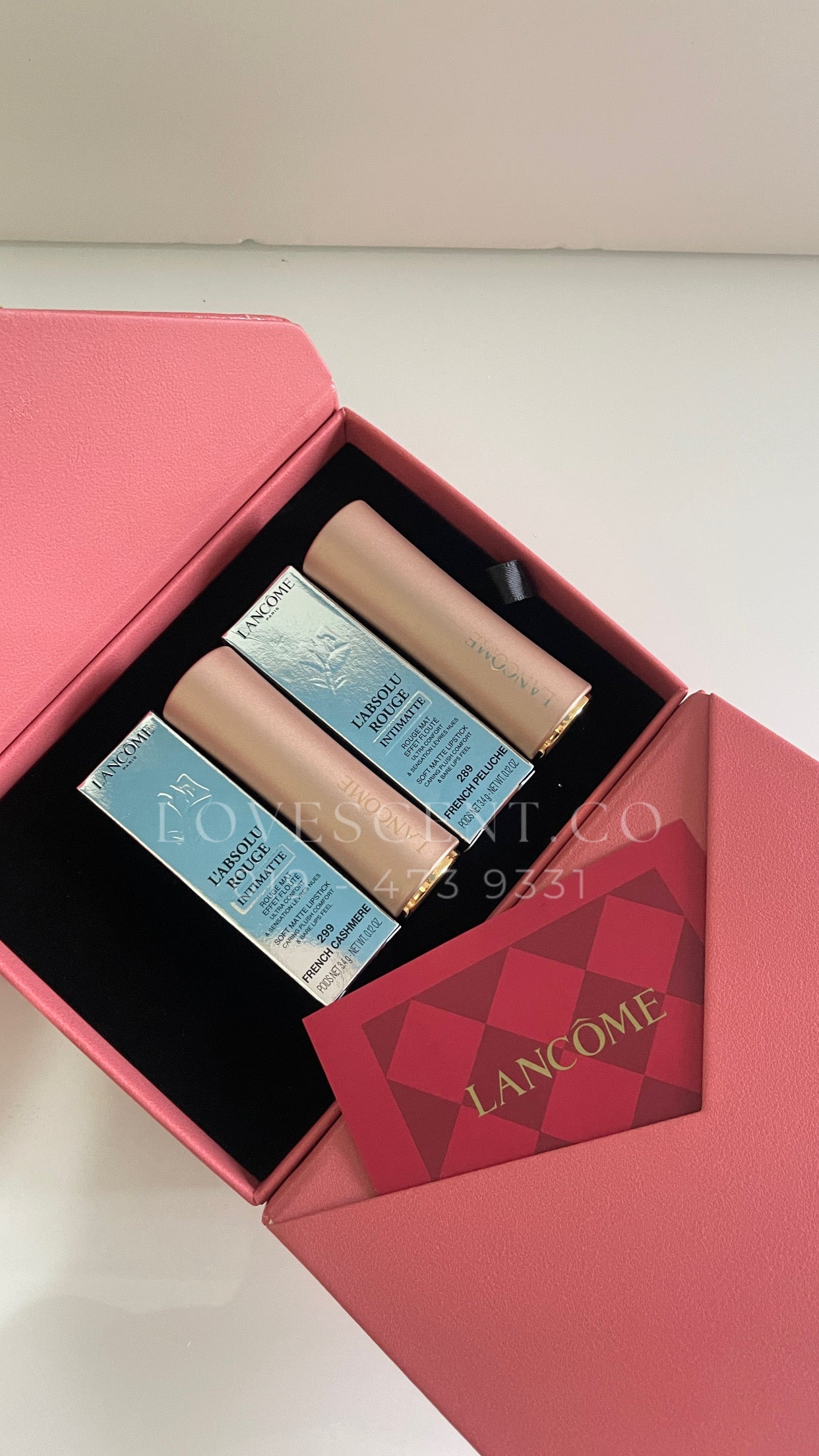 Lancome Love Letter Lipstick Set