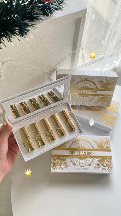 Dior Limited Gold Lipstick Set