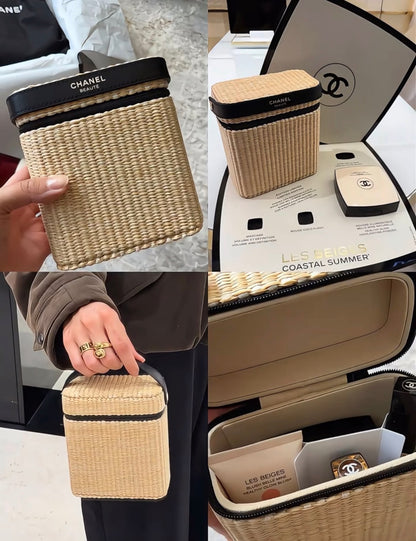Chanel Rattan Summer Pouch