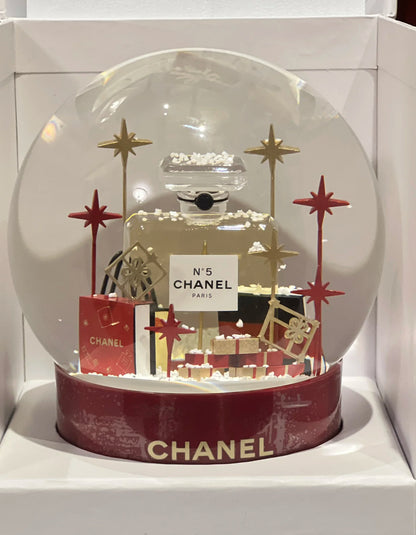 Chanel Holiday Red Snow Globe