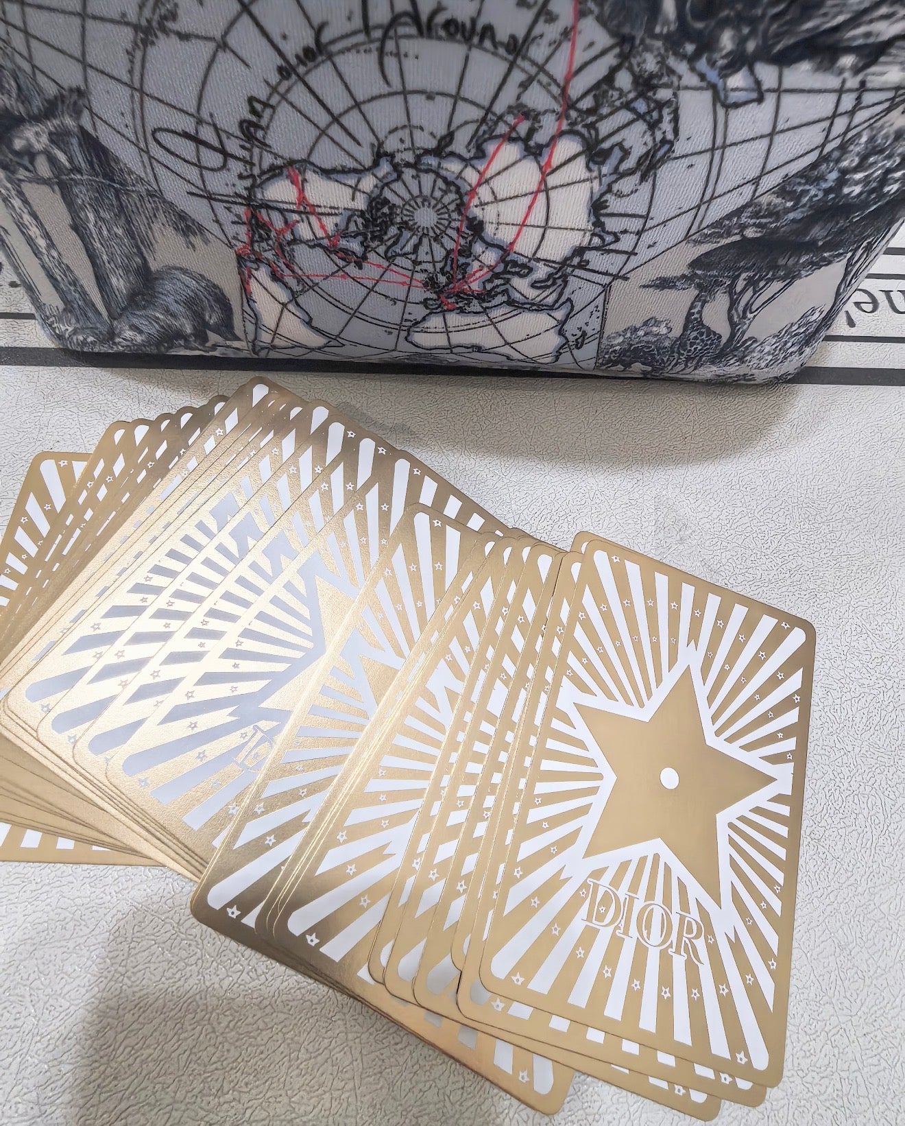 Dior New Year Poker Card