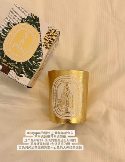 Diptyque Sapin Gold Candle
