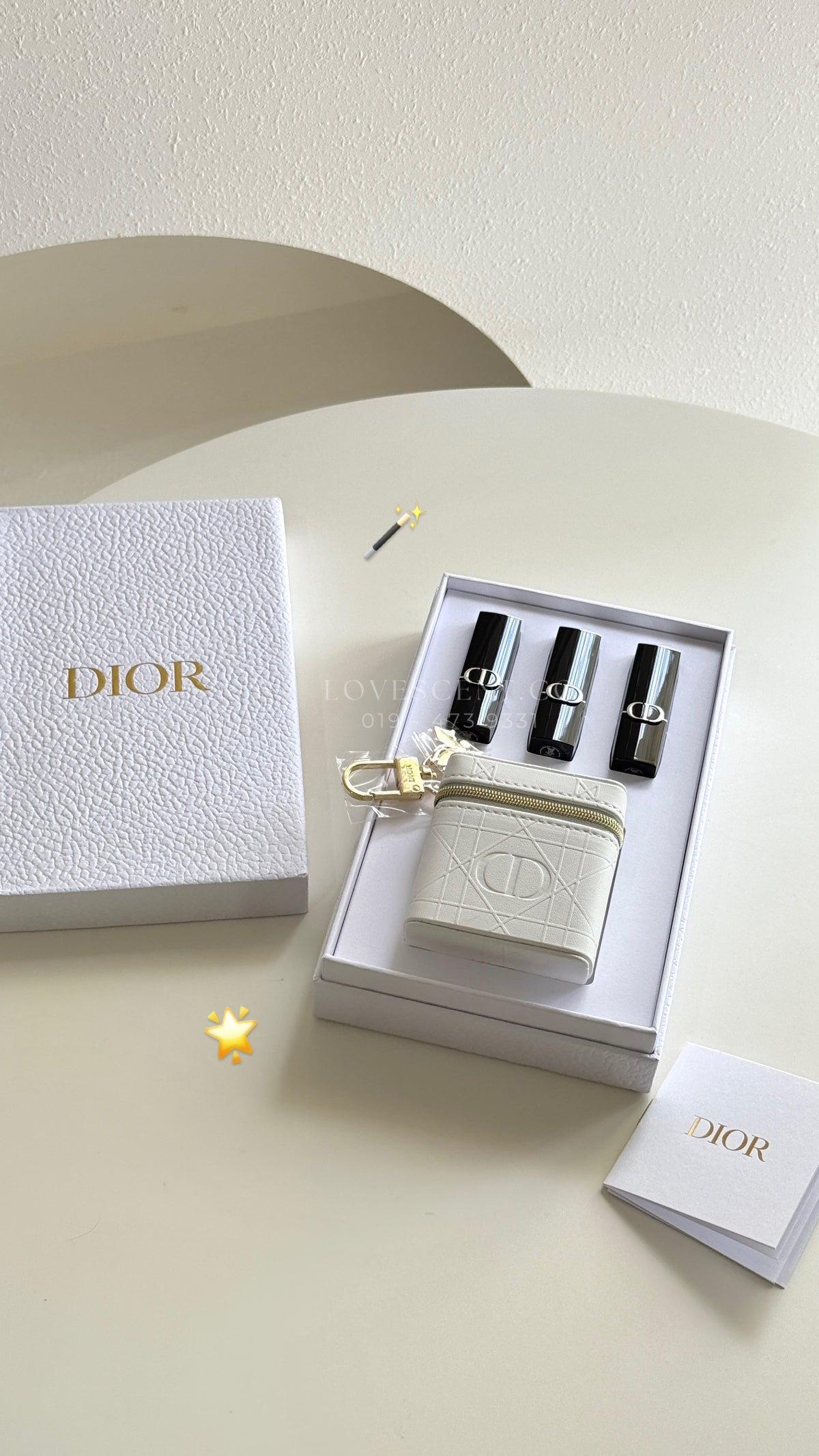 Dior New Lipstick Pouch Set