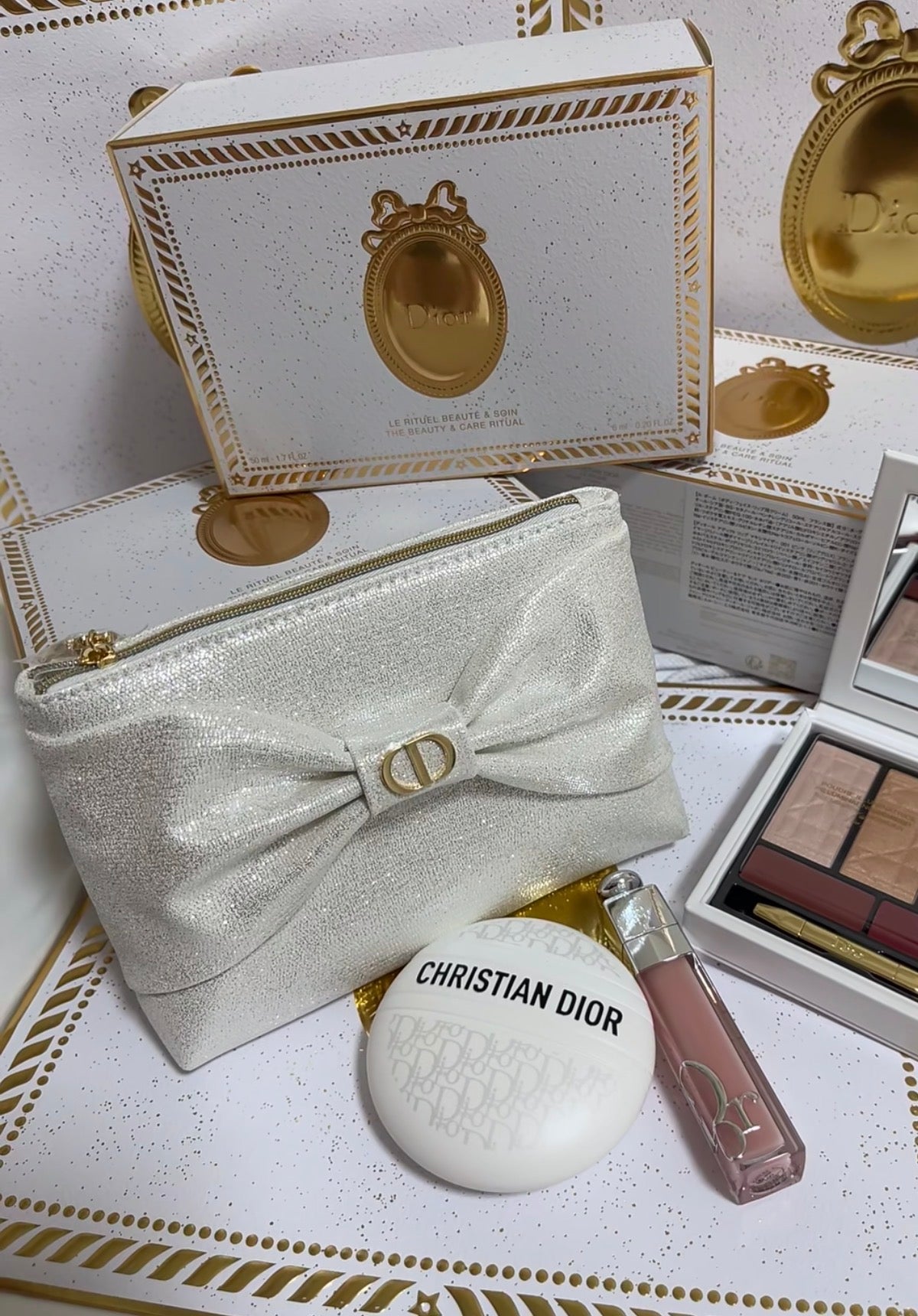 Dior Holiday Bling Pouch Set