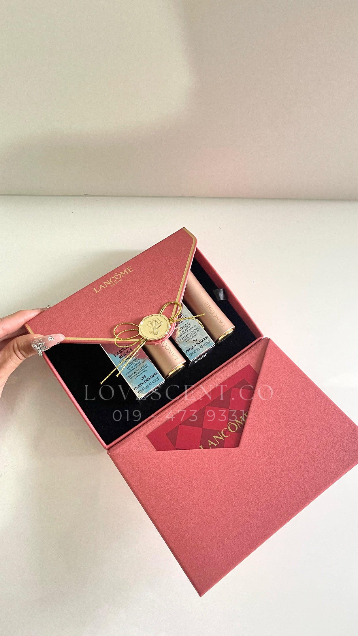 Lancome Love Letter Lipstick Set