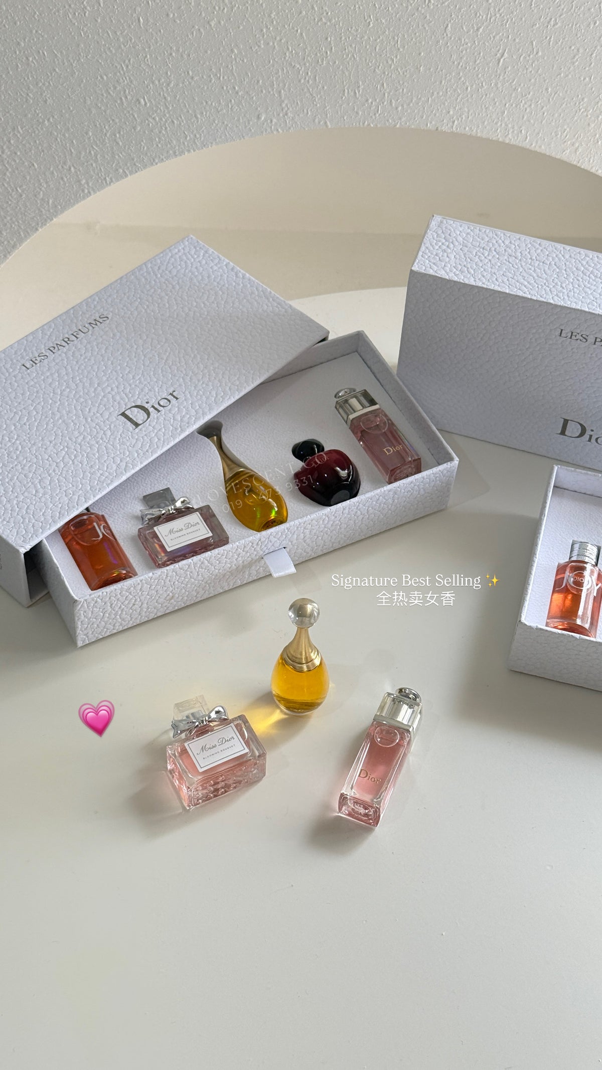 Dior White Women Perfume Set
