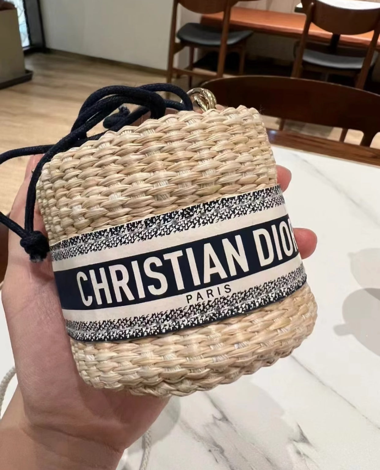 Dior Mini Rattan Bag