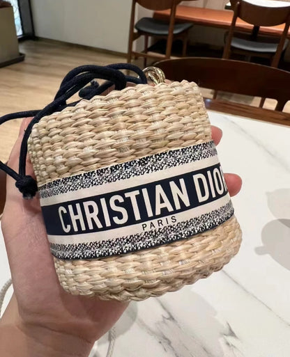 Dior Mini Rattan Bag