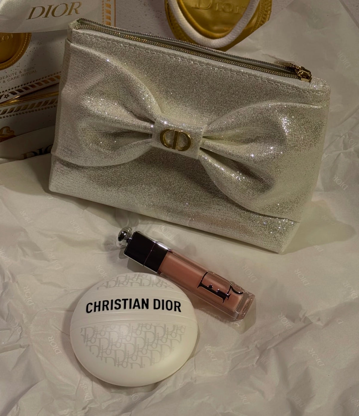 Dior Holiday Bling Pouch Set