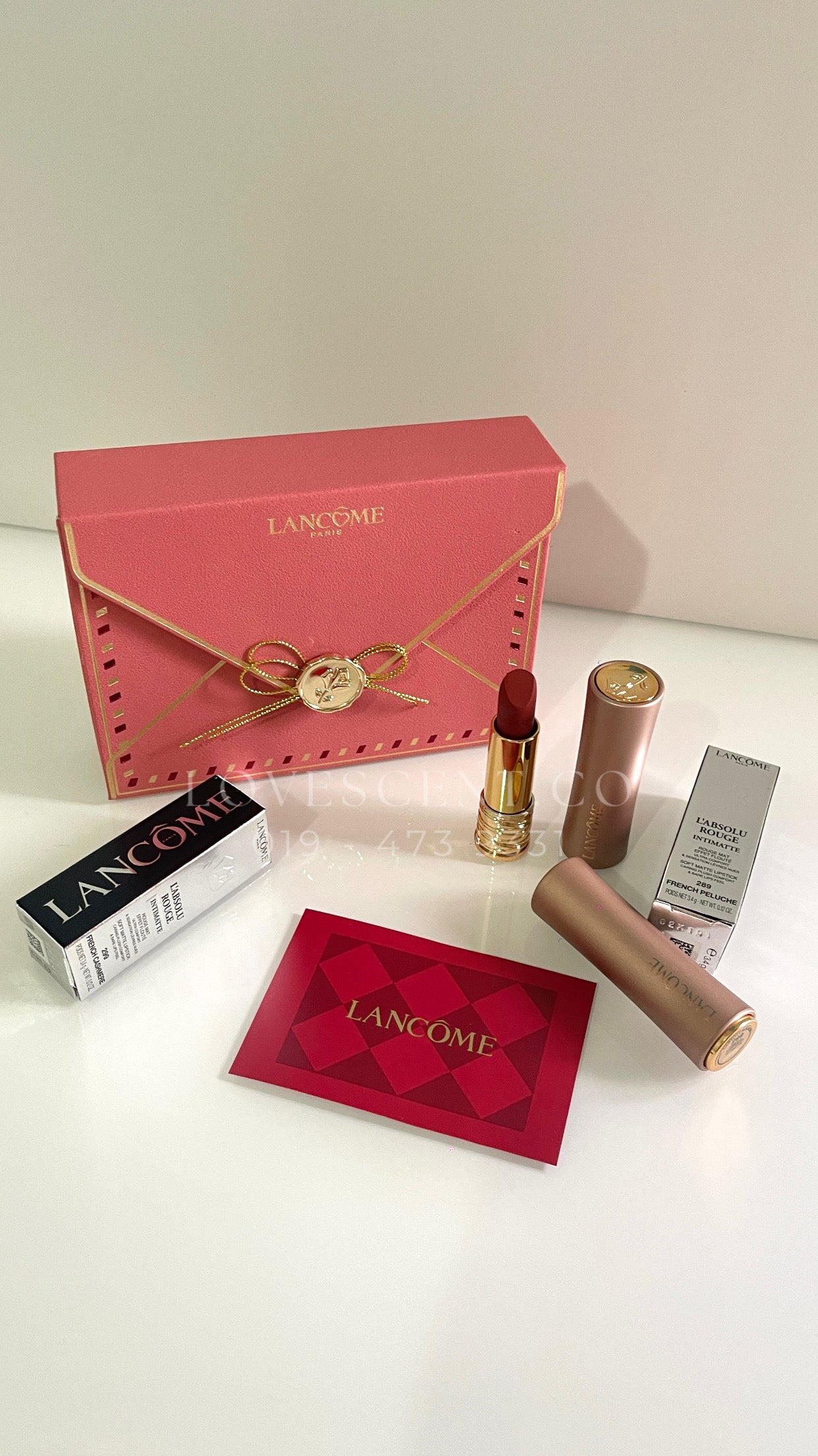 Lancome Love Letter Lipstick Set