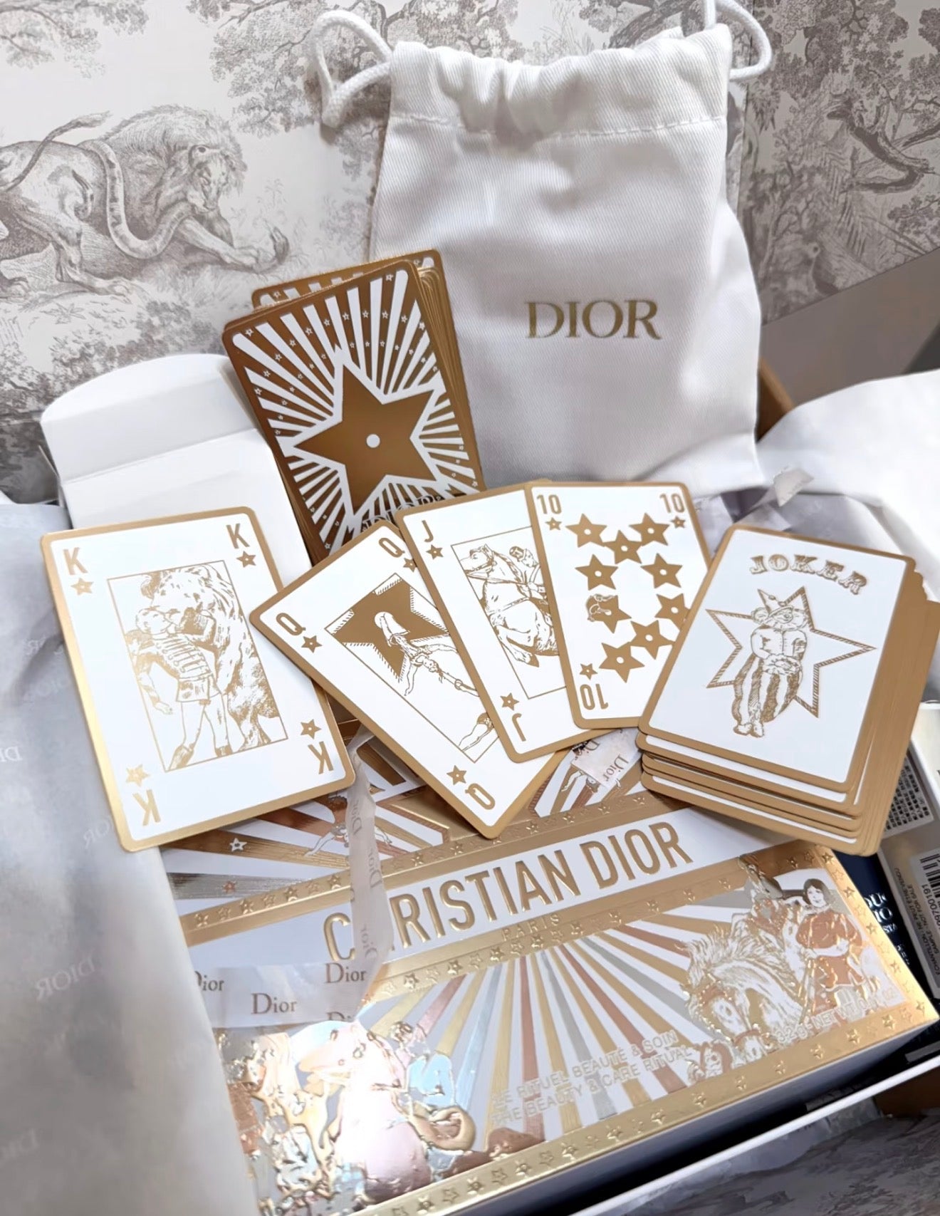 Dior New Year Poker Card