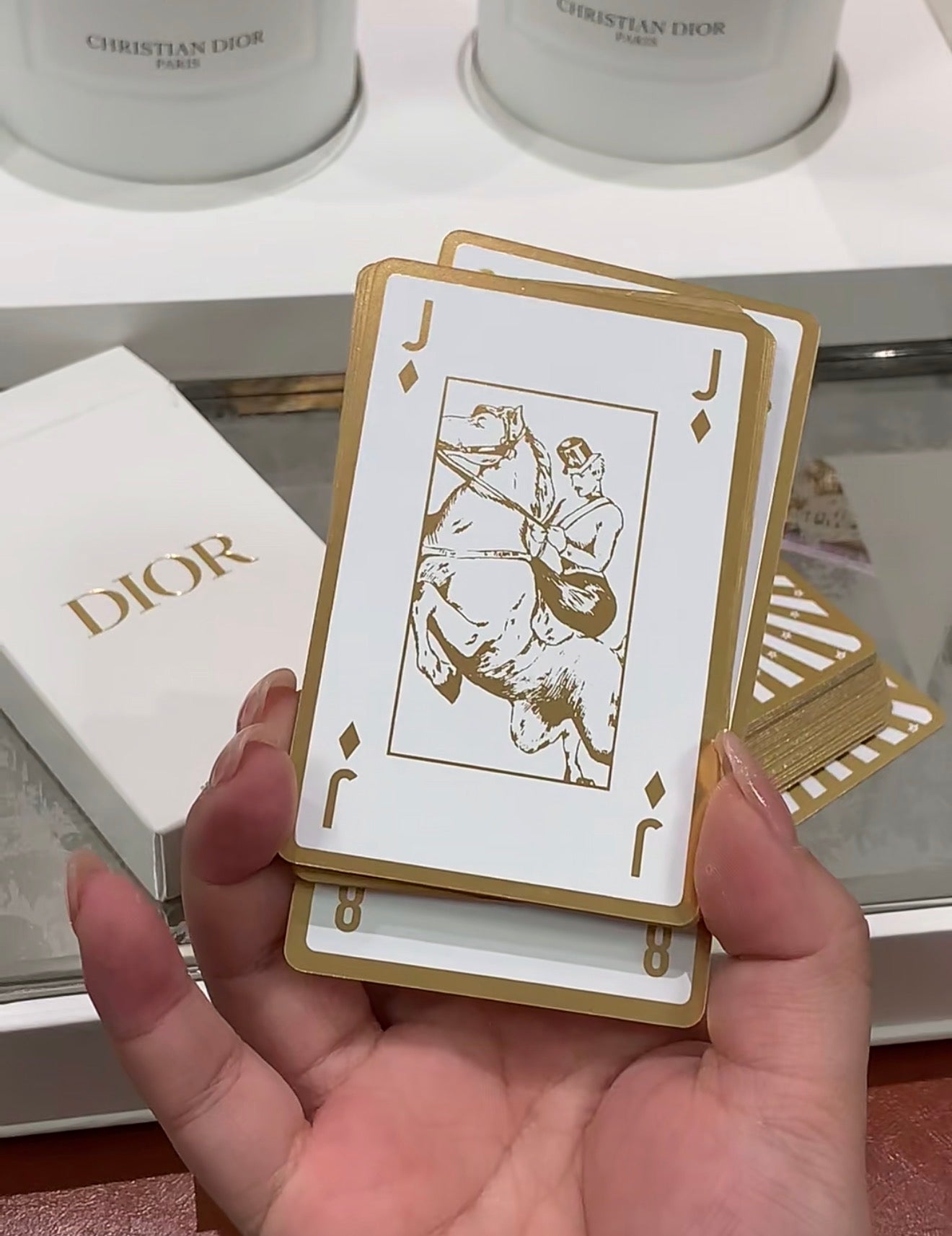 Dior New Year Poker Card