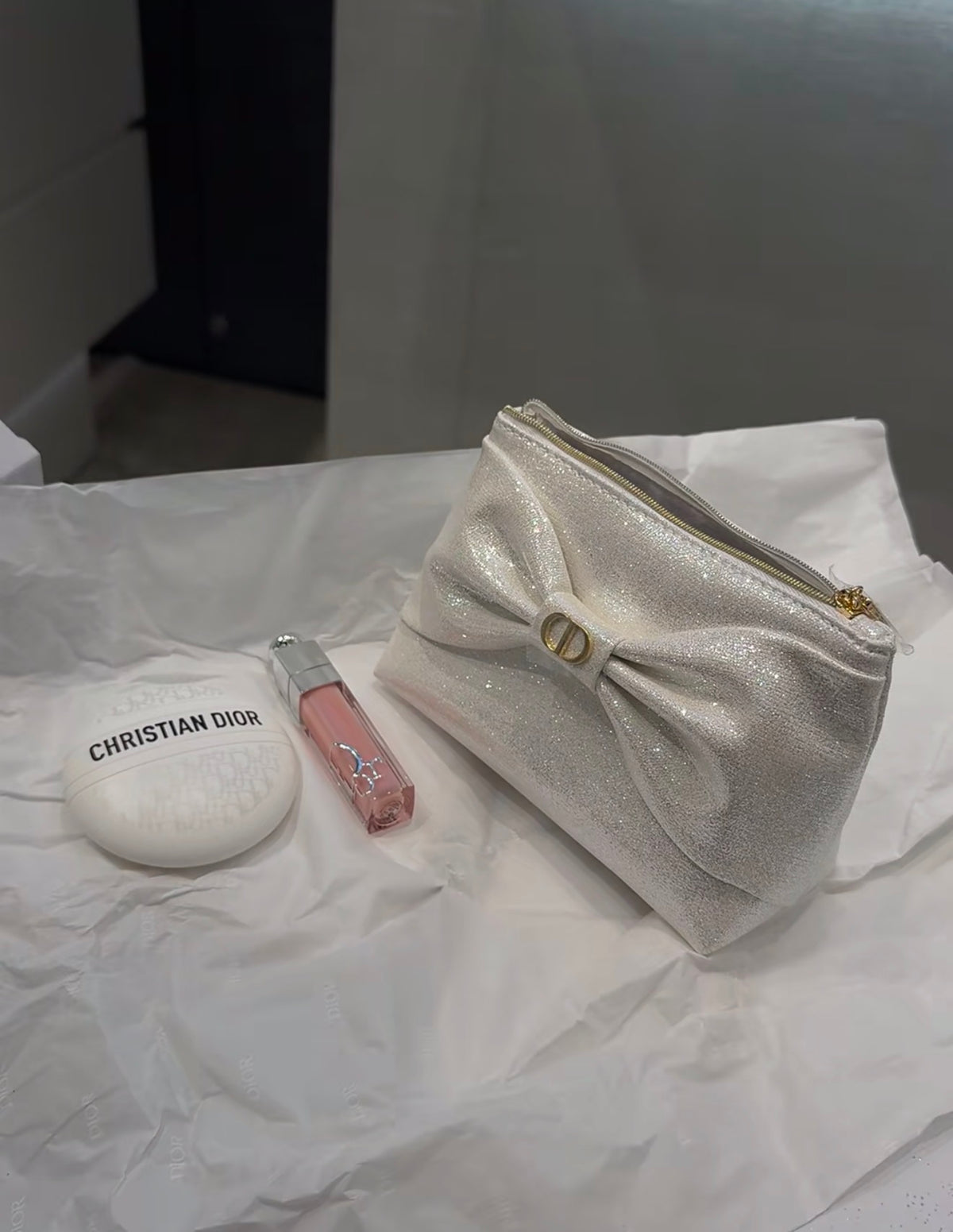Dior Holiday Bling Pouch Set