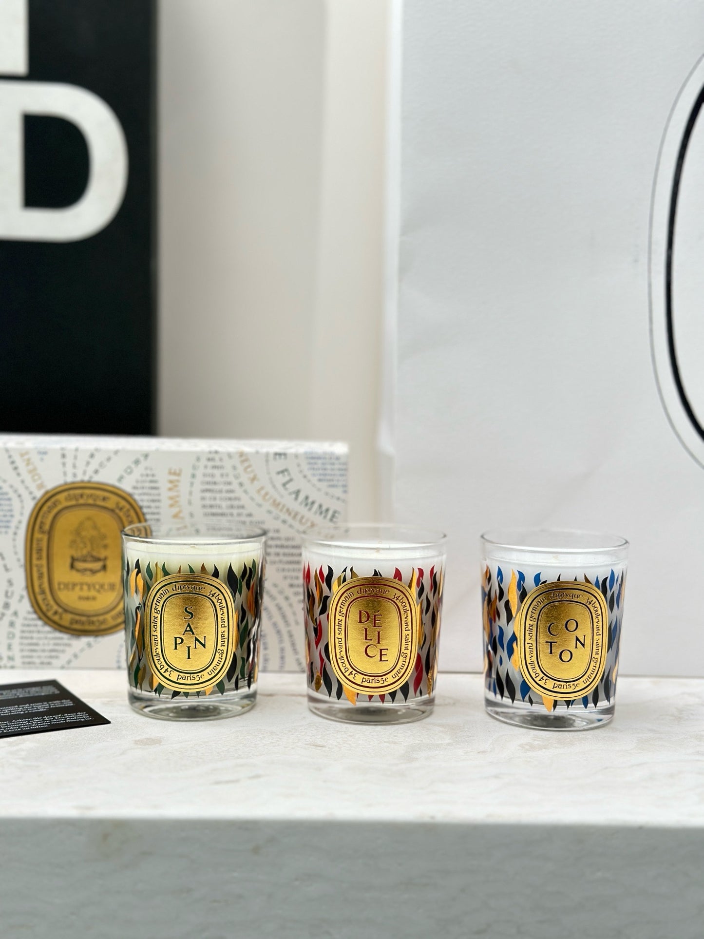 Diptyque Christmas Trio Candle Set